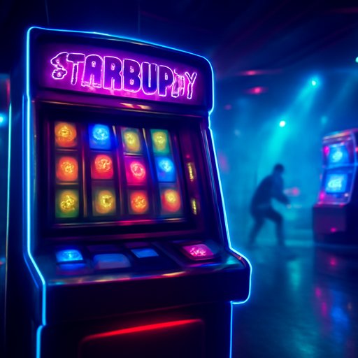 win game Starburst colorful reel line